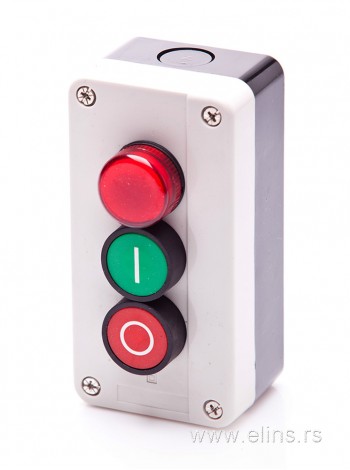 Kućište sa dva tastera i signalnom sijalicom  HB2-B 373